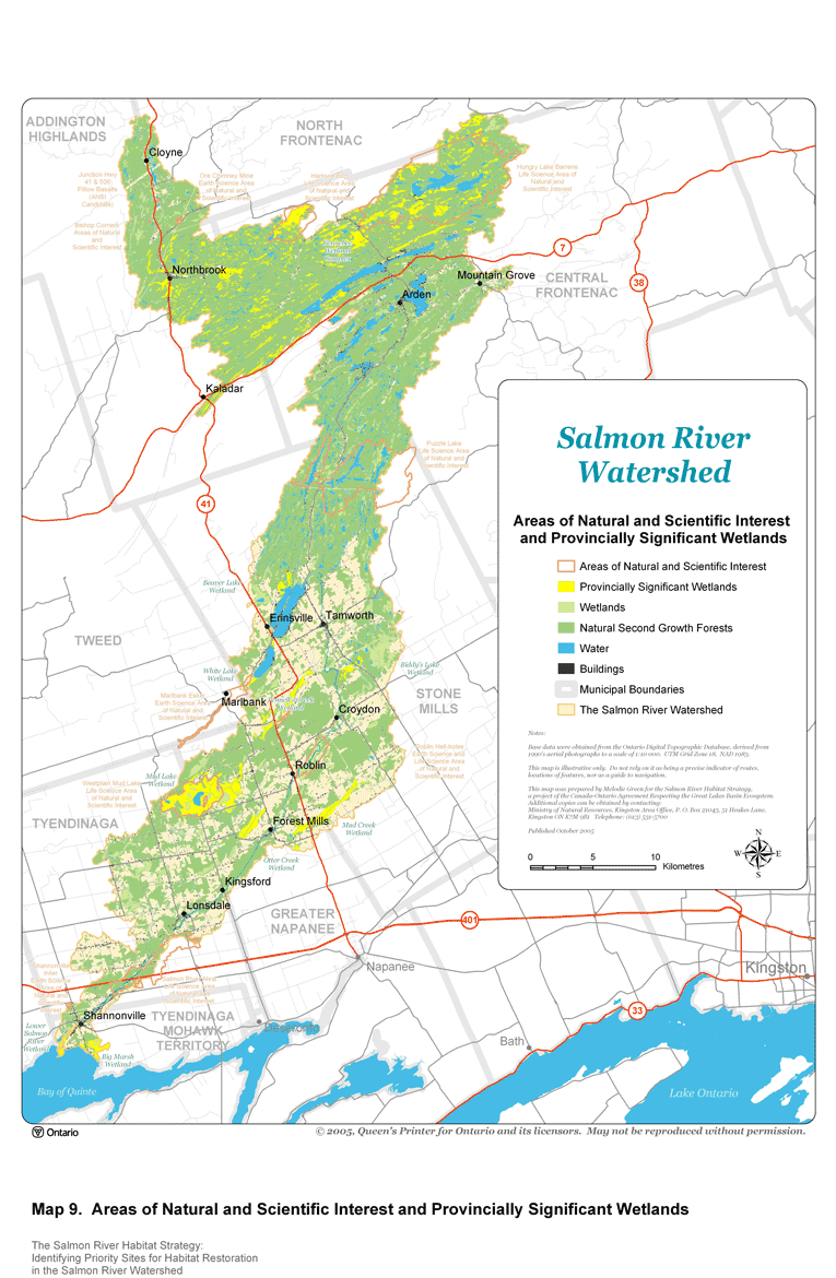 Map of Salmon River